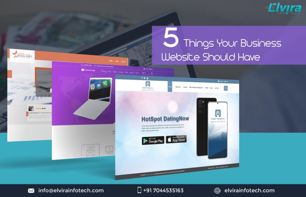 5 Things Your Business Website Should Have