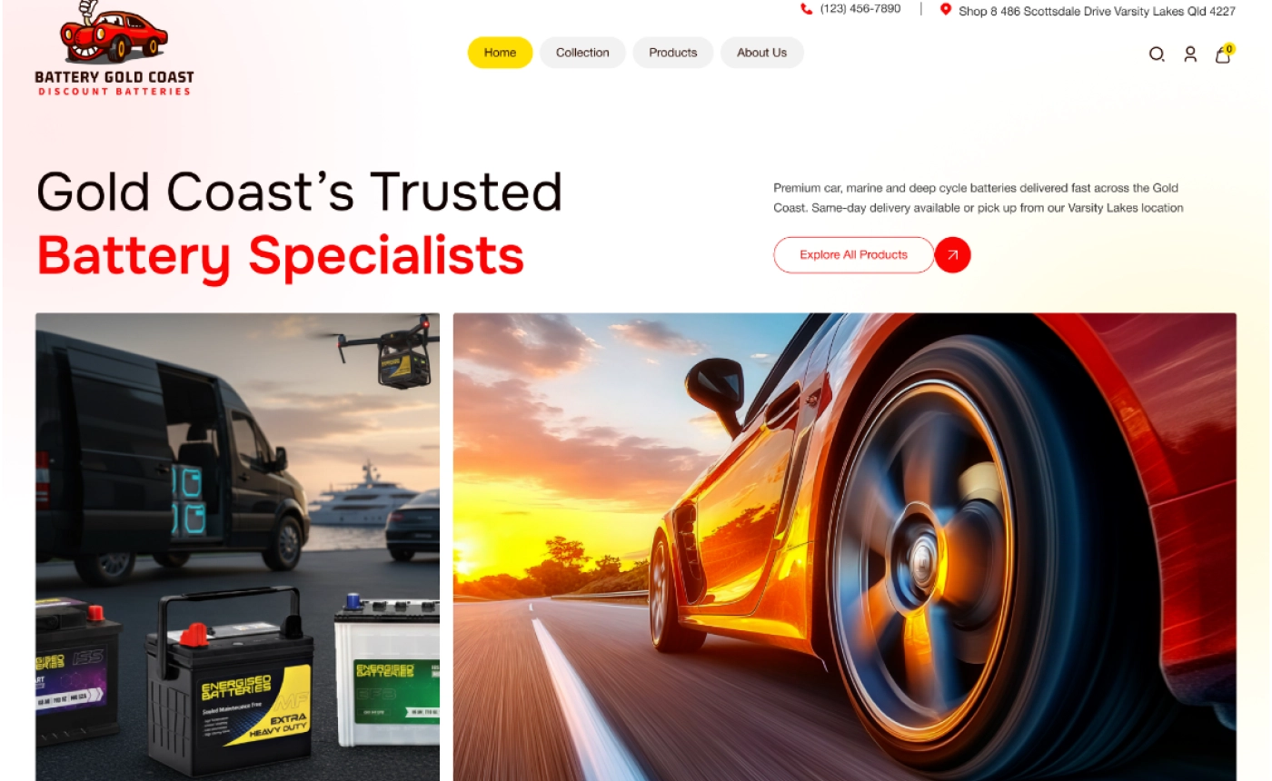 Battery Gold Coast Banner Image