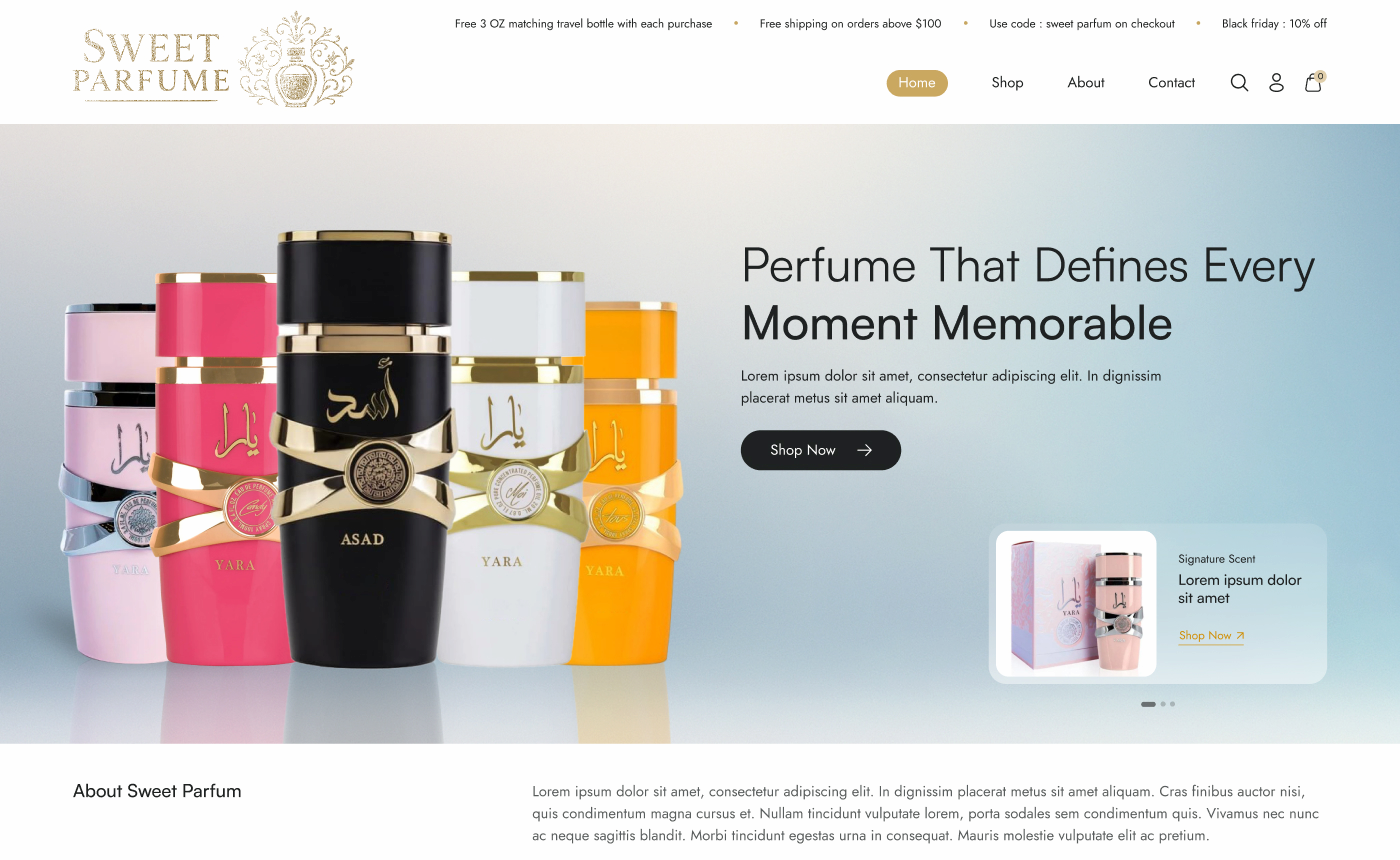Sweet Parfume Banner Image