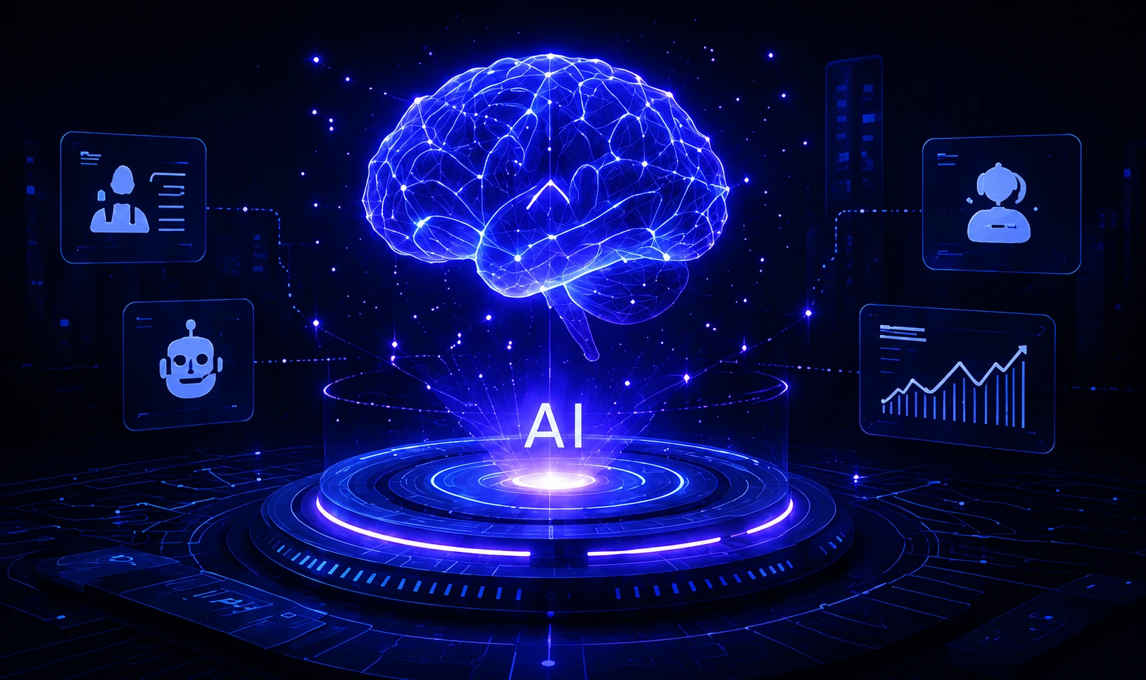 Why Choose AI Neural Brain Graphic