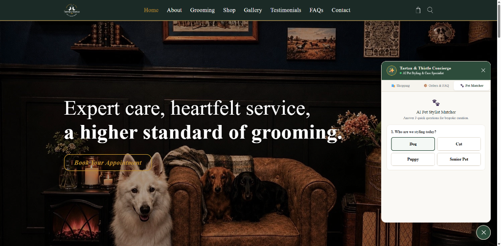 Tartan & Thistle <span>Headless Shopify Hydrogen with AI Pet Concierge</span>
