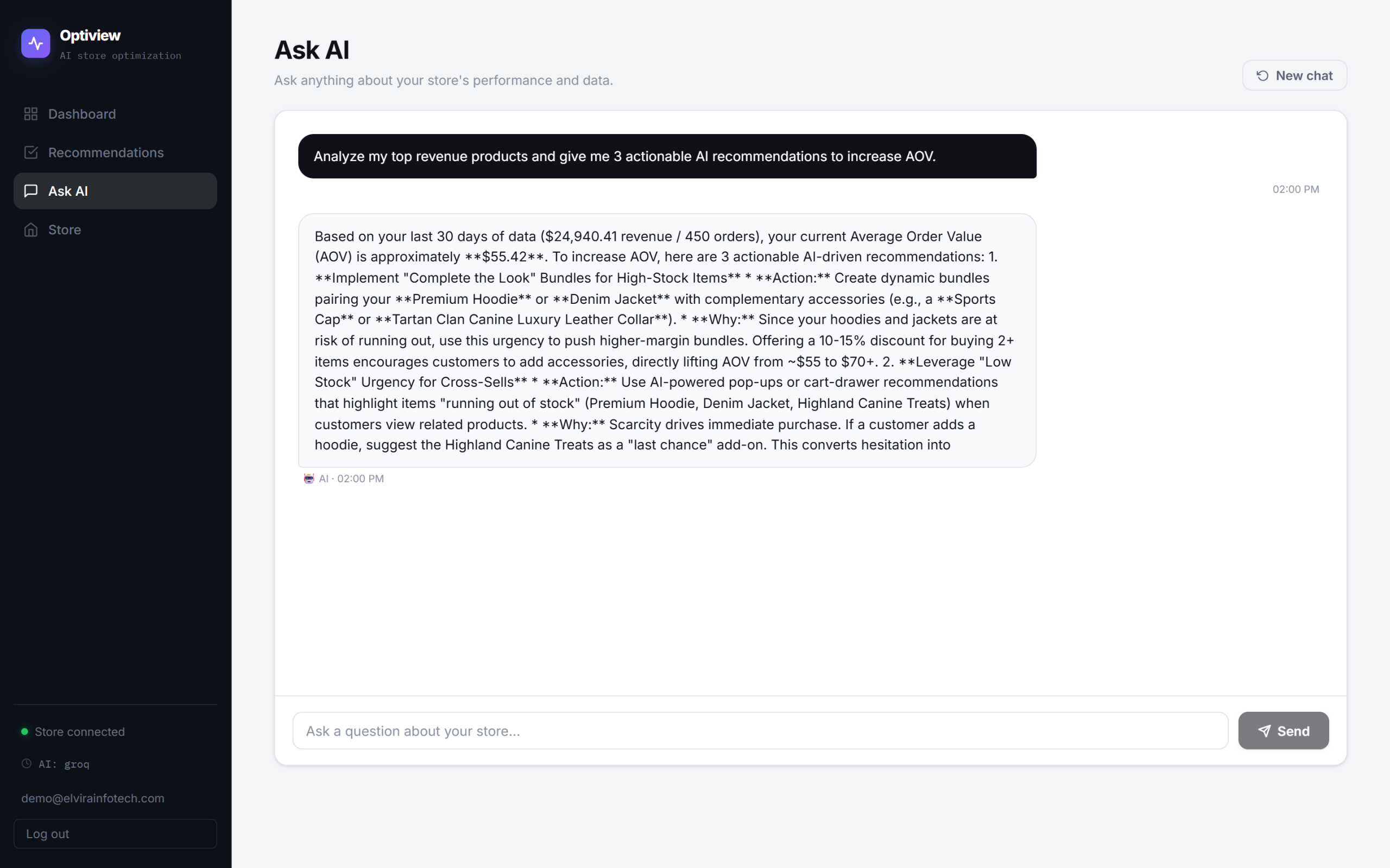 Optiview <span>Autonomous AI E-Commerce Optimization & Multi-LLM Engine</span>