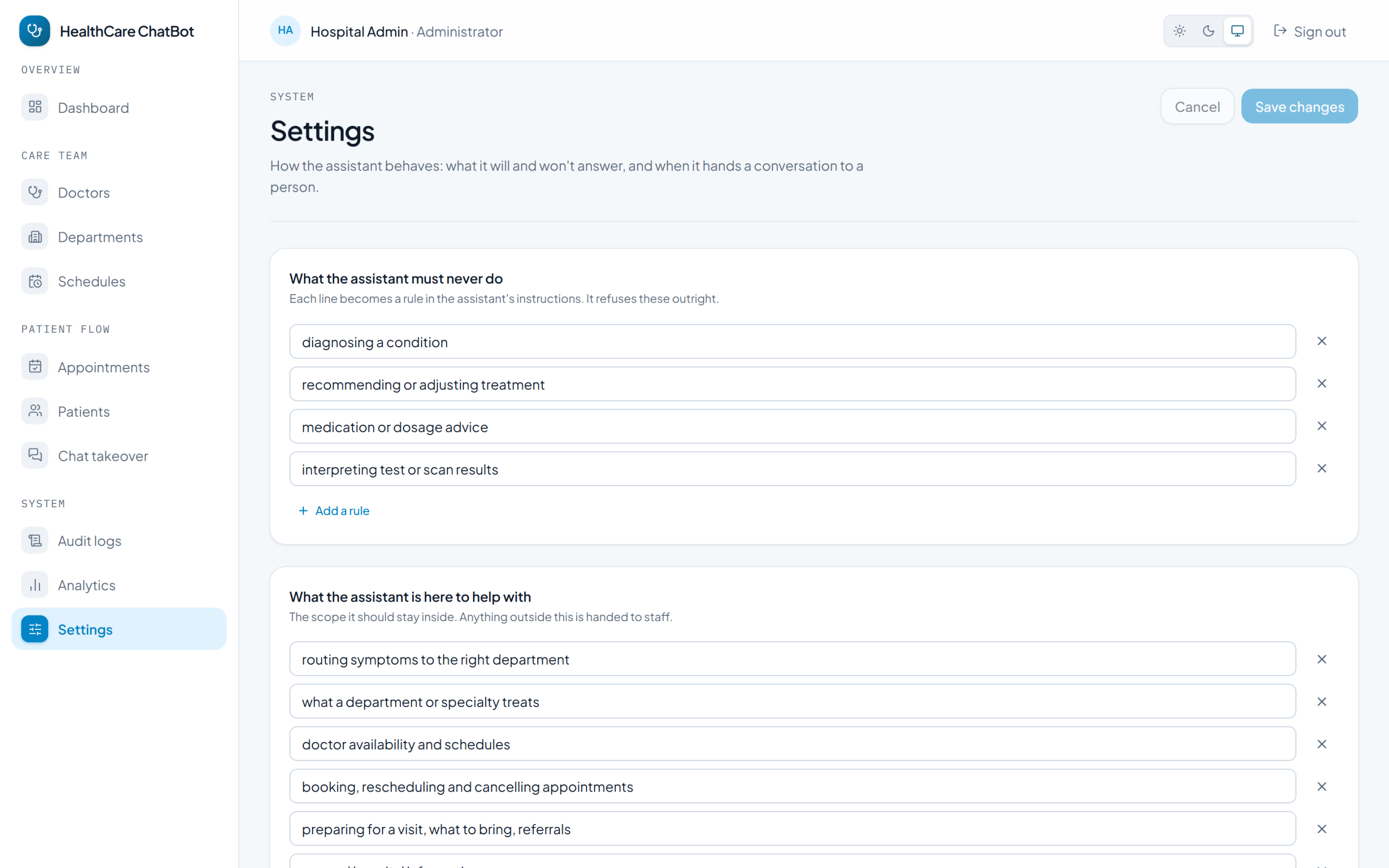 HealthCare AI Chatbot & Clinical Appointment Platform <span>with Autonomous Triage & Scheduling</span>