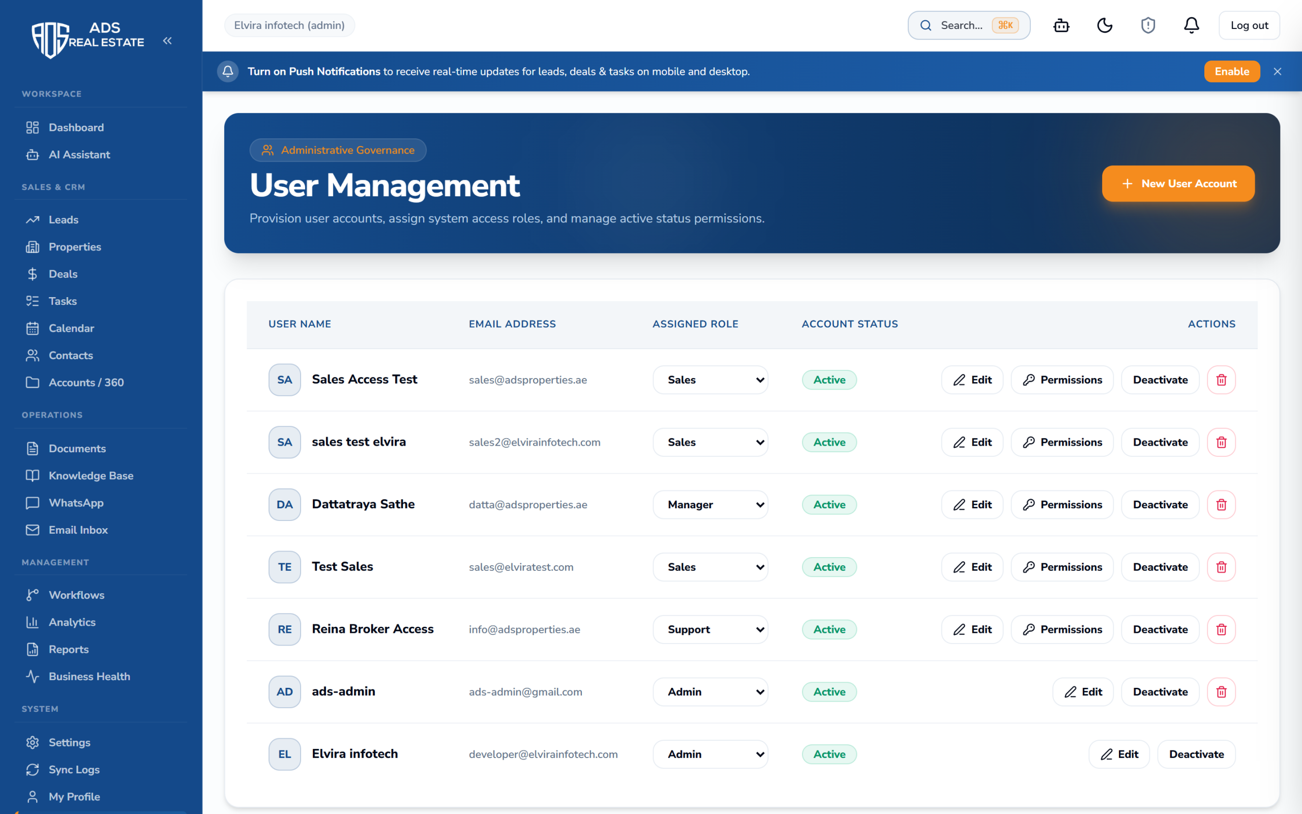ADS Real Estate Platform <span>with Autonomous AI & WhatsApp Workflows</span>
