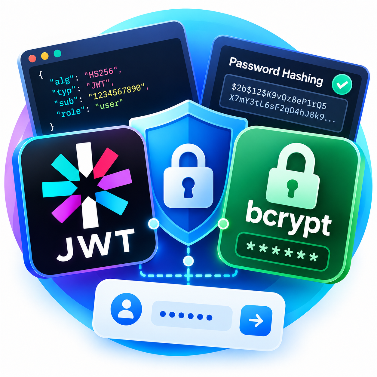JWT & bcrypt Security