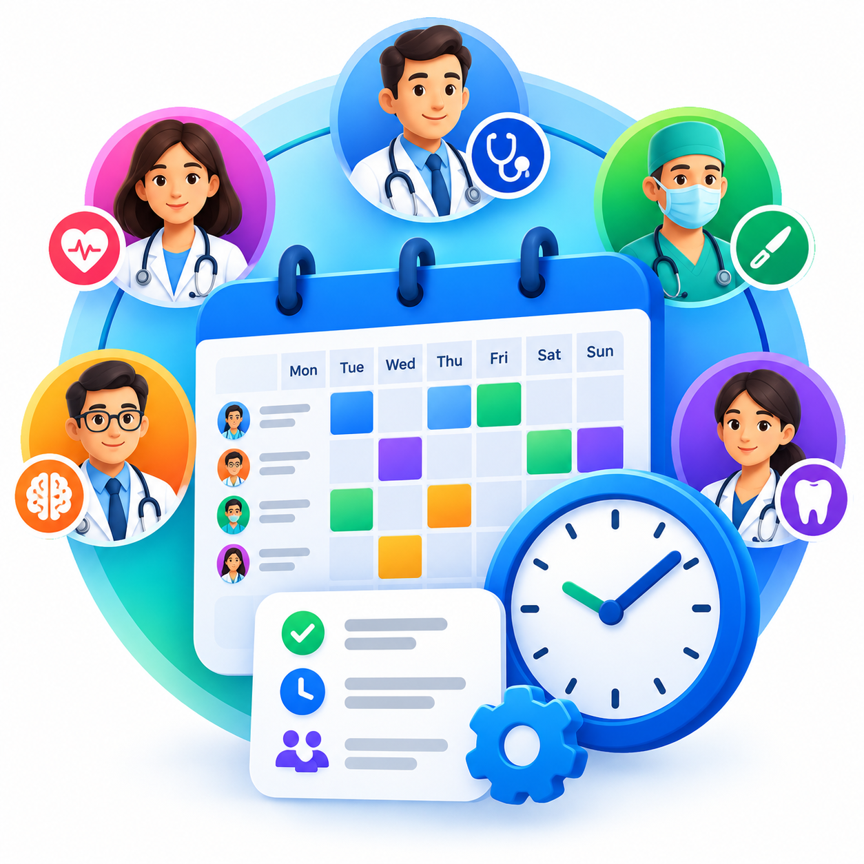 Real-Time Multi-Specialty Doctor Roster & Shift Management 