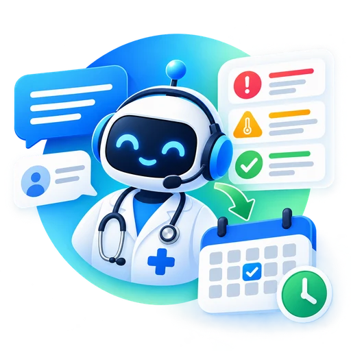 Conversational AI Clinical Triage & Slot Booking 