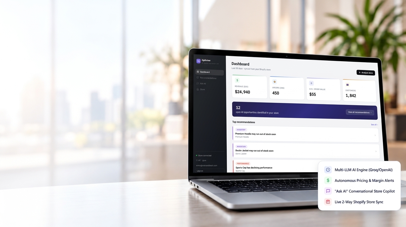 Optiview <span>Autonomous AI E-Commerce Optimization & Multi-LLM Engine</span>