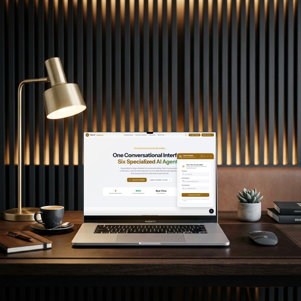 DeskAI Multi-Agent Platform